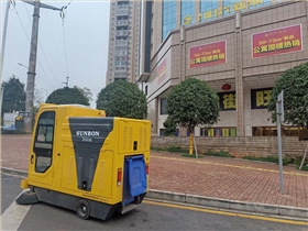 全封闭扫地车进驻湖南某物业 全封闭扫地车进驻湖南某物业