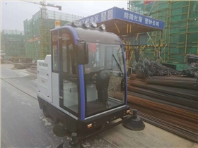 恒盛娱乐工地扫地车客户案例 恒盛娱乐工地扫地车客户案例