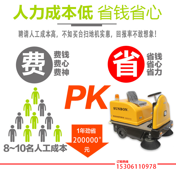 选对车间扫地车可以省不少钱哦 选对车间扫地车可以省不少钱哦