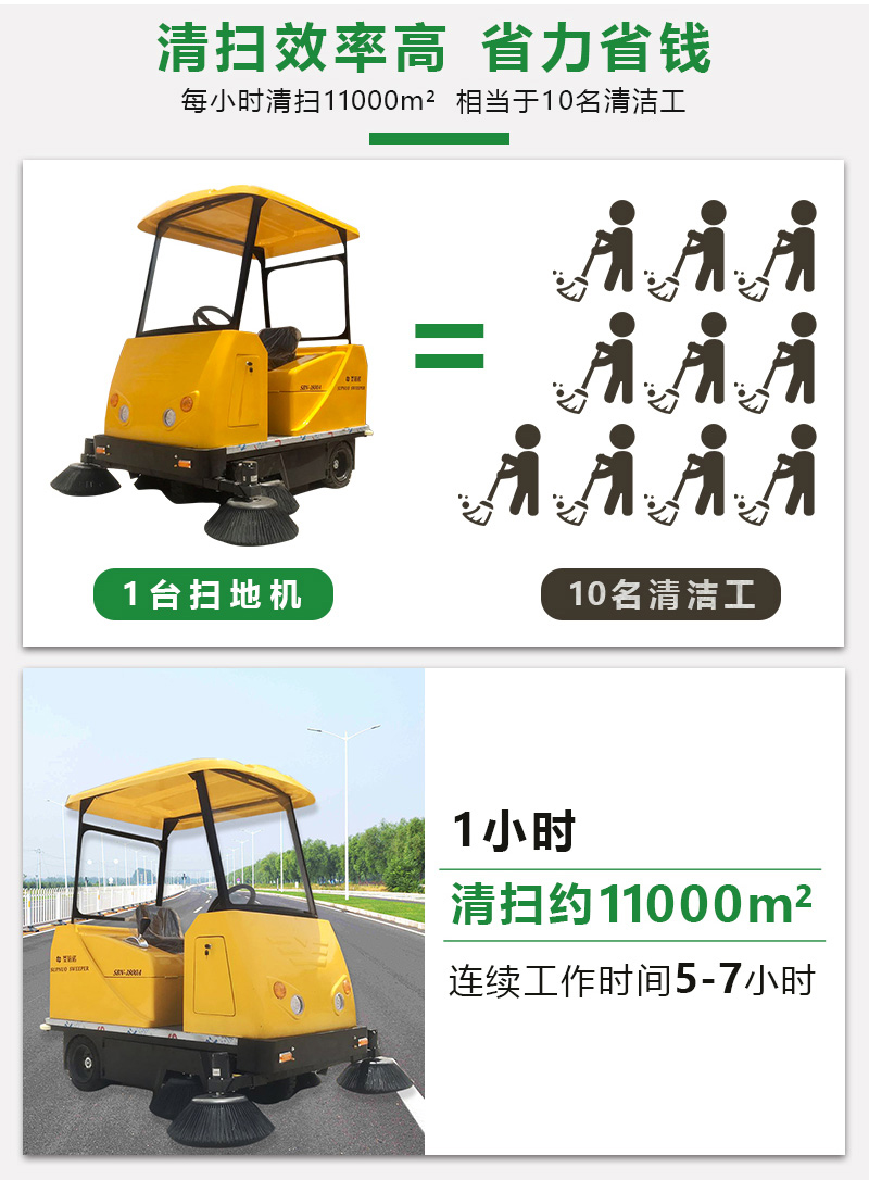 恒盛娱乐电动扫地机驾驶式-1800A